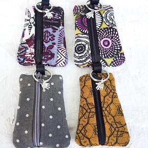 Schlüsselanhänger, Chip, Minitäschchen, Mitbringsel, Zubehör Schlüsselbund, Münztäschchen, Schlüsselring, Reißverschlusstäschchen, Etui