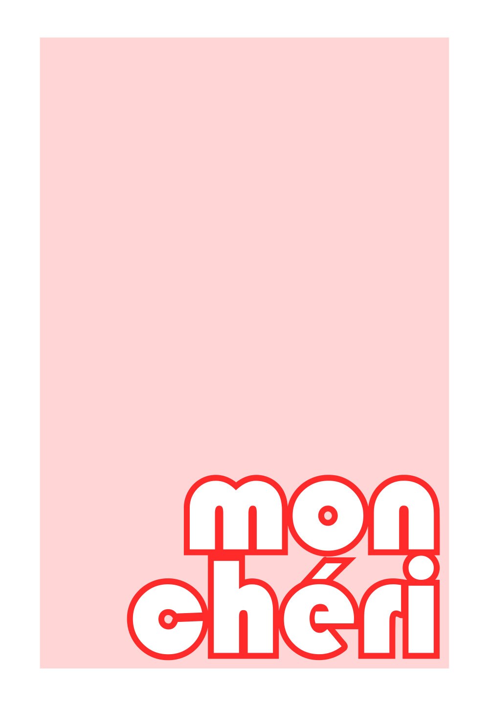 MON CHERI art print descargar printable My Darling - Etsy España