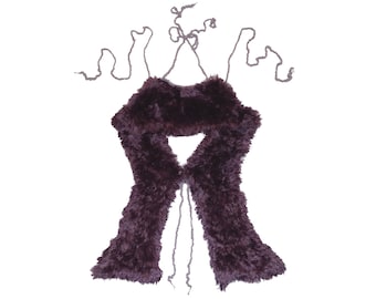 Purple up cycled top