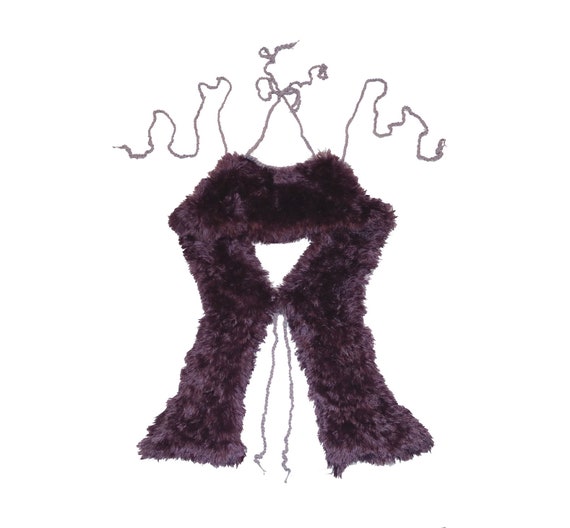 Purple up cycled top