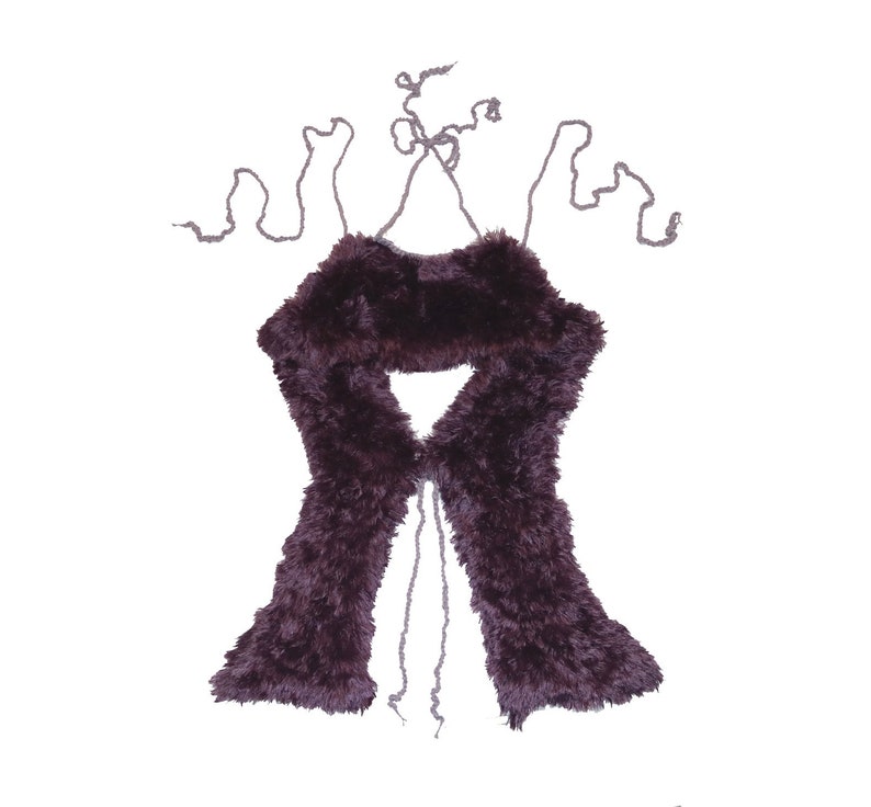 Purple up cycled top image 1