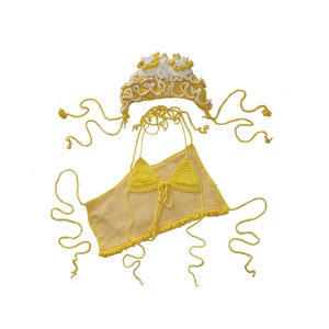 Yellow Fairy Crochet Set