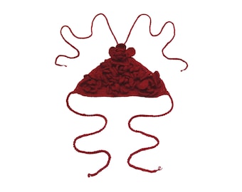 Red Crochet Top