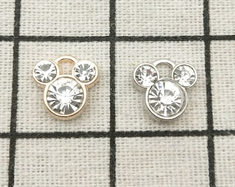 10PCS Cartoon Charm Necklace Charm Bracelet Charm Earring Pendant Jewelry Supplies Craft Supplies DIY Findings 13x13MM