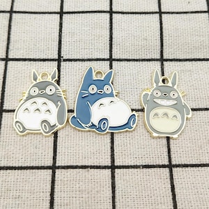 10/12pcs, Cartoon Cat Charm Enamel Bracelet Charm Necklace Pendant Earring Charm Jewelry Accessories Diy Craft Supplies Gold Plated