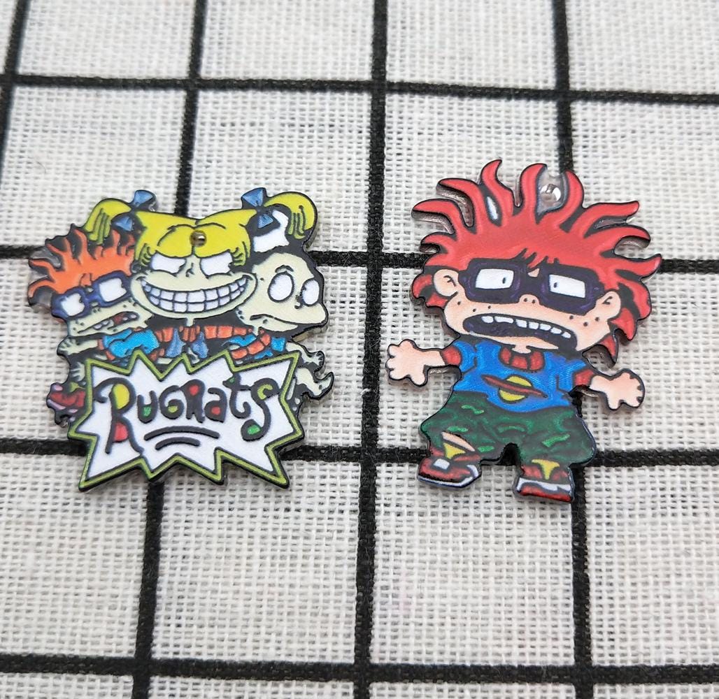 Porte-clés Rugrats Double Face – 5 Pouces (environ 12,7 Cm) – Neuf – Parfait Pour Les Fans De La Série