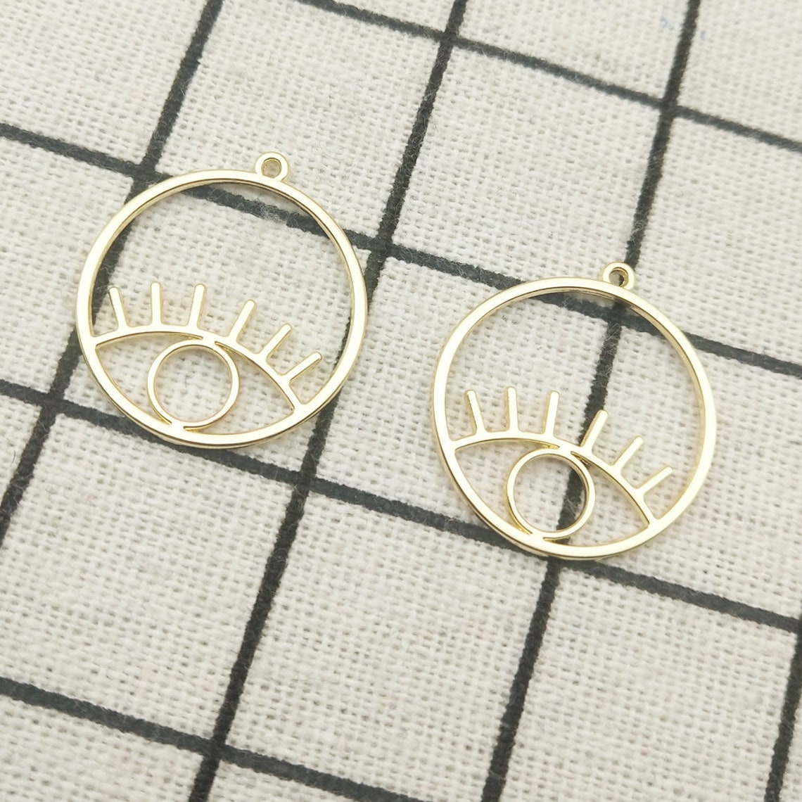 10PCS Eye Charm Eyes Pendant Jewelry Charm Bracelet Charm Etsy