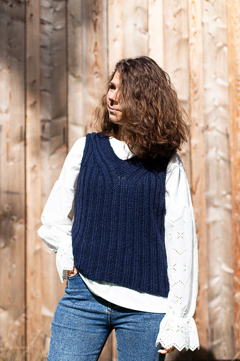 最安 TODAYFUL Mottle Yarn Knit Vest ad-naturam.fr