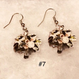 Wedding themed Novelty earrings (Bride earrings, Groom earrings, Bride to be jewelry, wedding expo, matrimony jewelry, cake earrings)