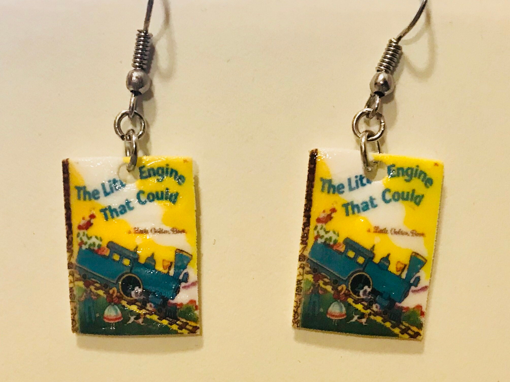 The Little Engine That Could Inspired Miniature Earrings (children's ...