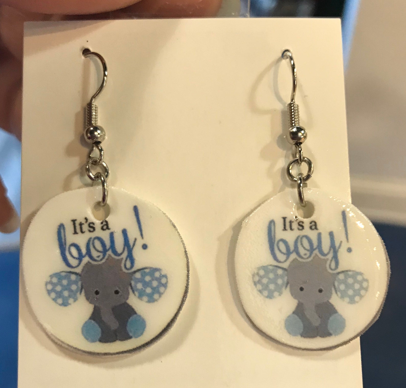 Baby Themed Novelty Earrings Set 1 it's a Boy Earrings Etsy