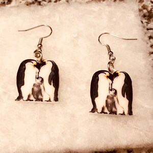 Wild animals earrings (zoo earrings, africa animal earrings, animal jewelry, lions, bears, alligators, meerkat, giraffe, penguin, elephant)