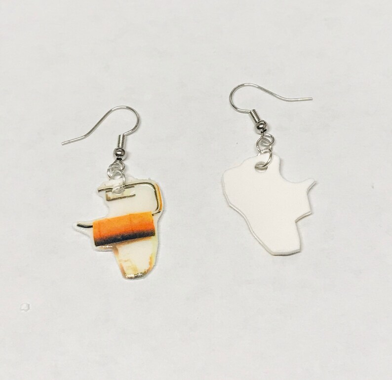 Toilet Paper & Sanitizer Earrings funny Earrings Novelty Etsy