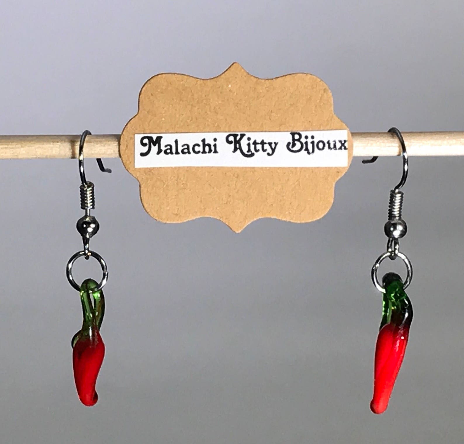 Chili Pepper earrings spicy peppershot peppers Etsy