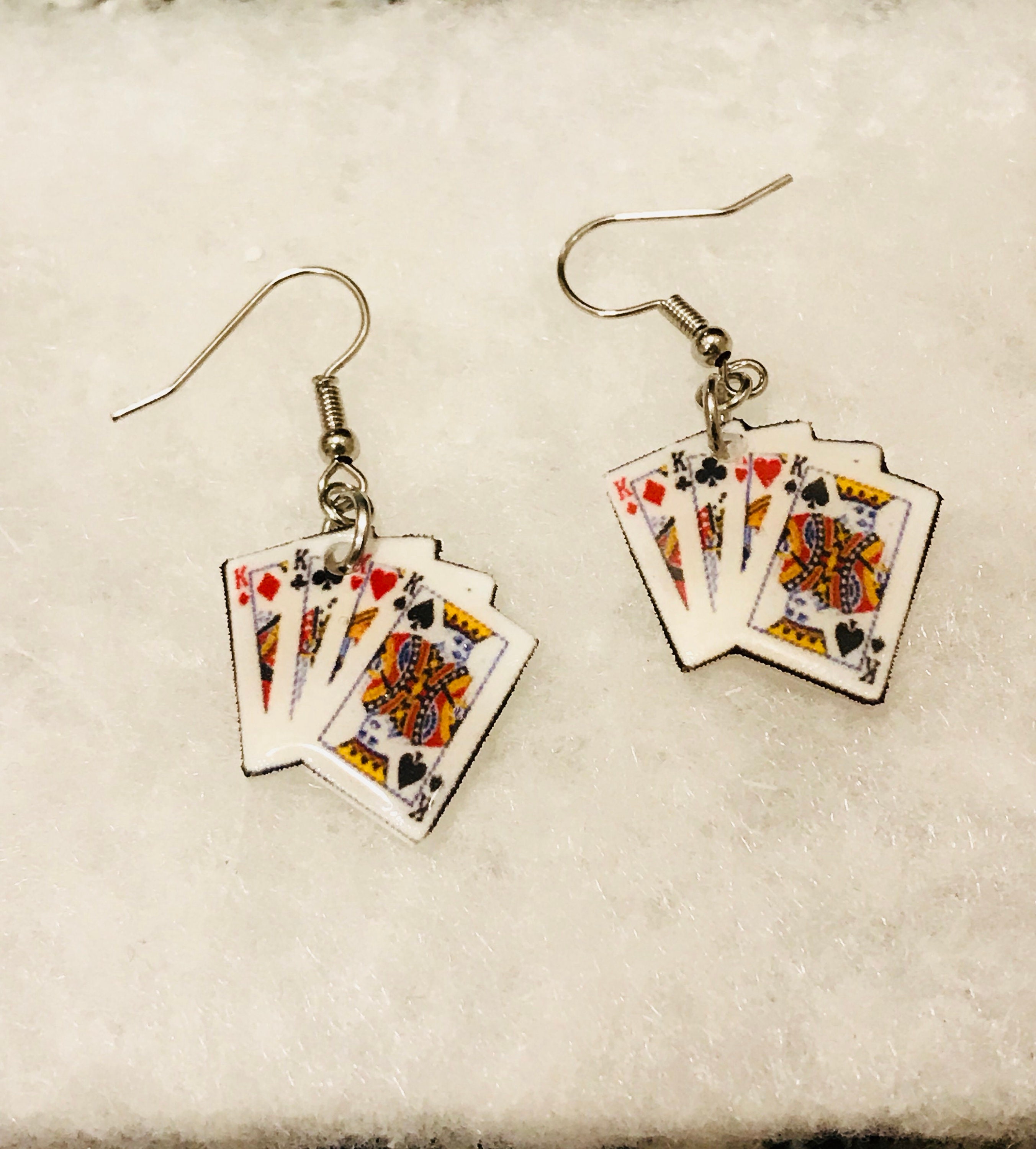 Cute Playing Card Earrings in 2023 Funky earrings Fun earrings Crazy earrings #15 Cute Playing Card Earrings in 2023 Funky earrings Fun earrings Crazy earrings