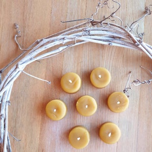 Hand-Poured Beeswax Tealights, 100% Pure Australian Beeswax