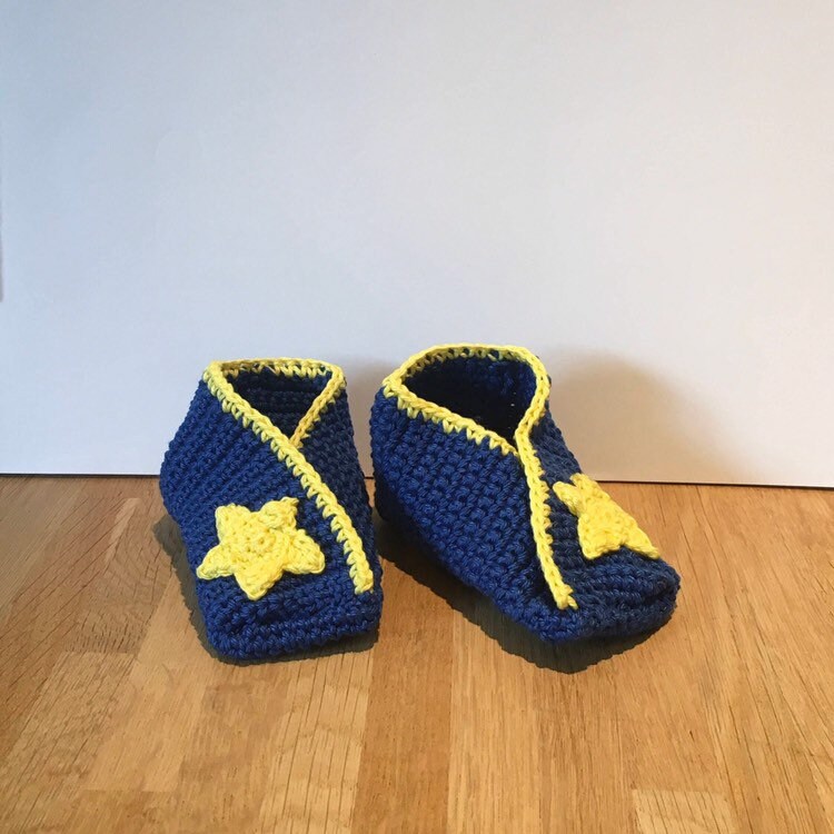 fortune cookie booties knitting pattern