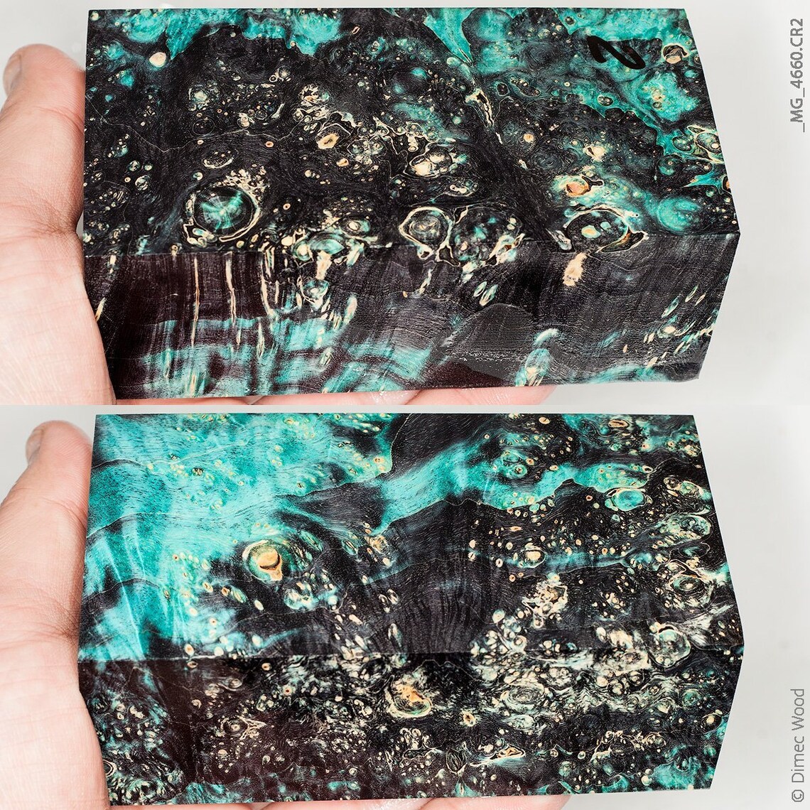 Stabilisierte Holz-Box holunder Burl Block Turning Messer | Etsy