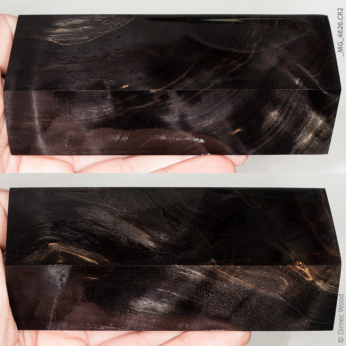 Bloque de madera de abedul acolchado estabilizado Turning | Etsy