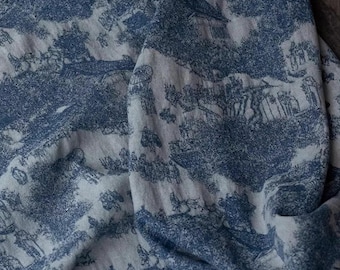 Blue denim fabric,Chinese style patterns Soft Denim Fabric,Jacquard cowboy fabric,Thick cotton fabric,Clothing Fabric,DIY Fabric