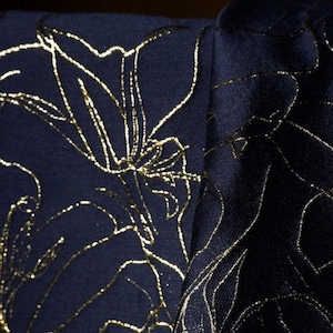 3D Gold Thread Floral Embossed brocade Fabric,Fashion Haute Couture Clothing Fabric,Suit dress fabric,Designer Fabric