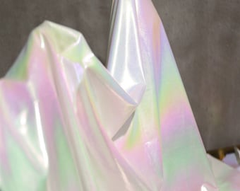 Rainbow Shinny Fashion Fabric,Gradient Rainbow Exquisite Bridal Fabric,Summer Dress Fabric,Girl Dress,Party Decor,DIY Supplies