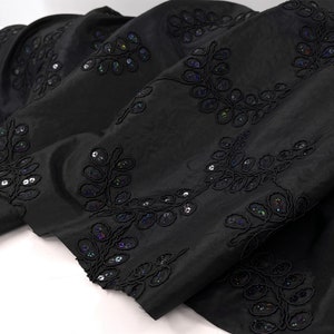 Floral Embroidery fabric,Sequins Fabric,Clothing Fabric