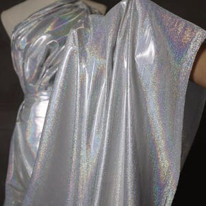 Holographic Laser Fabric: Shiny Water Liquid Effect - Cosplay, Decor