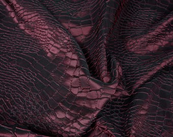 4 Colors Crocodile Pattern Jacquard Brocaded Fabrics,Bark Texture Fabric,Cosplay Stage Costume,DIY Fabric