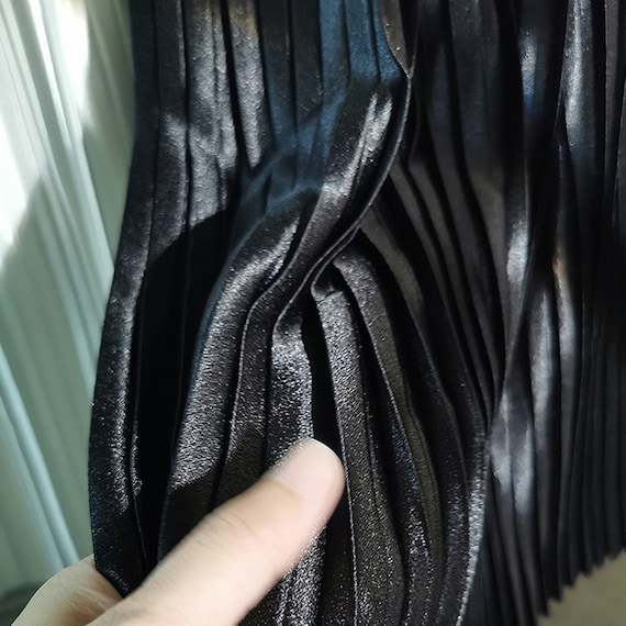 White/black Stripe Pleated Fabric,gilding Satin Fabric,dress Fabric,design  Fabric - Etsy Israel