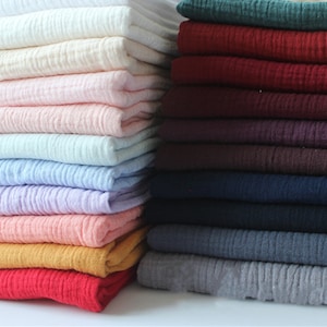100% Cotton fabric,Double Layers Gauze fabric,Soft Cotton Fabric