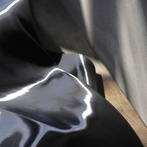 Super Shiny Fabric,Dark Gray Water-Shine ultra-gloss Designer Fabric,Smooth Well Drap Fabric,Sparkle Fabric,Pants,bag,jacket Fabric image 4