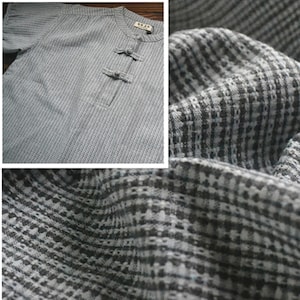 2 Colors linen cotton fabric,medium weight flax fabric,orgnic linen fabric craft by half yard