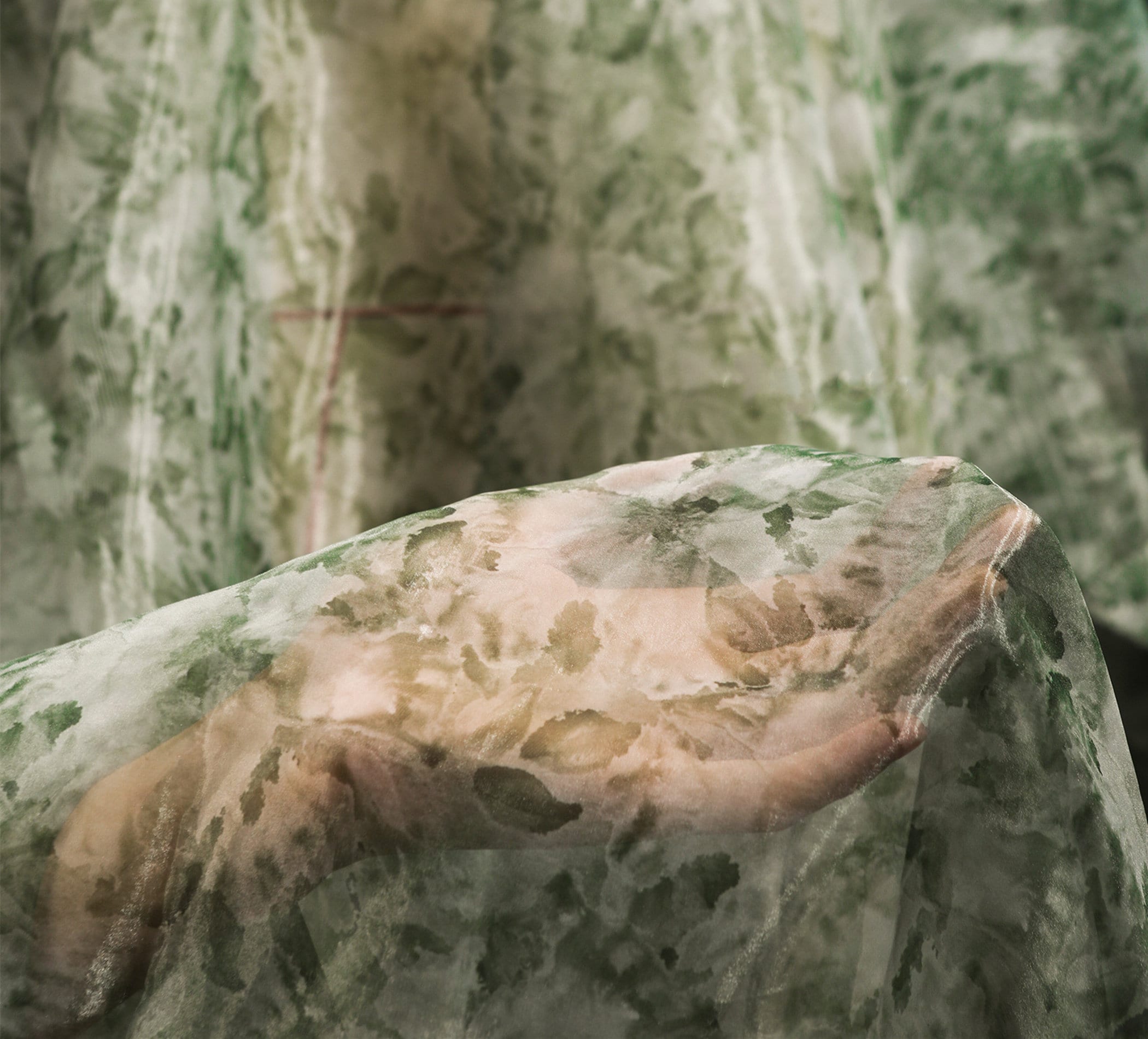 Green Organza Fabric,sheer Mesh Fabric,fabric for Wedding Dress,green ...