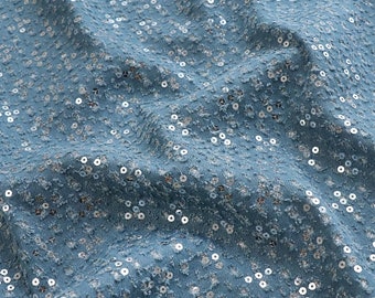 Blue/Navy Blue denim fabric,Soft Sequins Washed Denim Fabric,Thick cotton fabric,Clothing Fabric,DIY Fabric