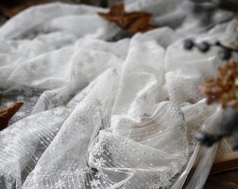 3 Color Mesh lace fabric,embroidered lace,soft tulle lace fabric,Wedding Lace