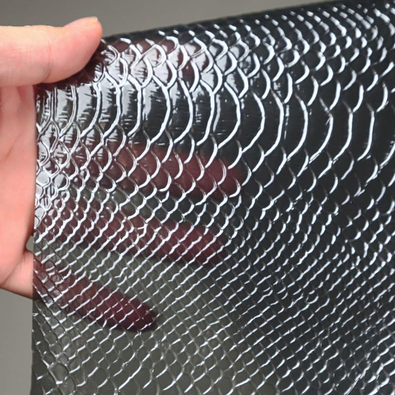 Fully Transparent TPU Fabric,soft Clear Tpu,snake Scale Shape