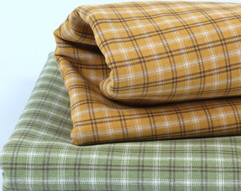 3 kleuren 100% katoenen stof, vintage check Quilt stof, zachte katoenen stof, breedte 57 ' '