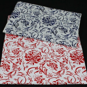 Flower print linen fabric medium weight linen cotton fabric home linen fabric craft by half yard