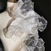 White Ruffle Organza Trim,7.8 Inches Width Pleated Trim,ruffle Trim ...