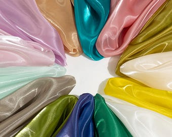 Flüssiger Organza-Stoff, Shinny Tüll-Mesh, Abschlussballkleid-Stoff