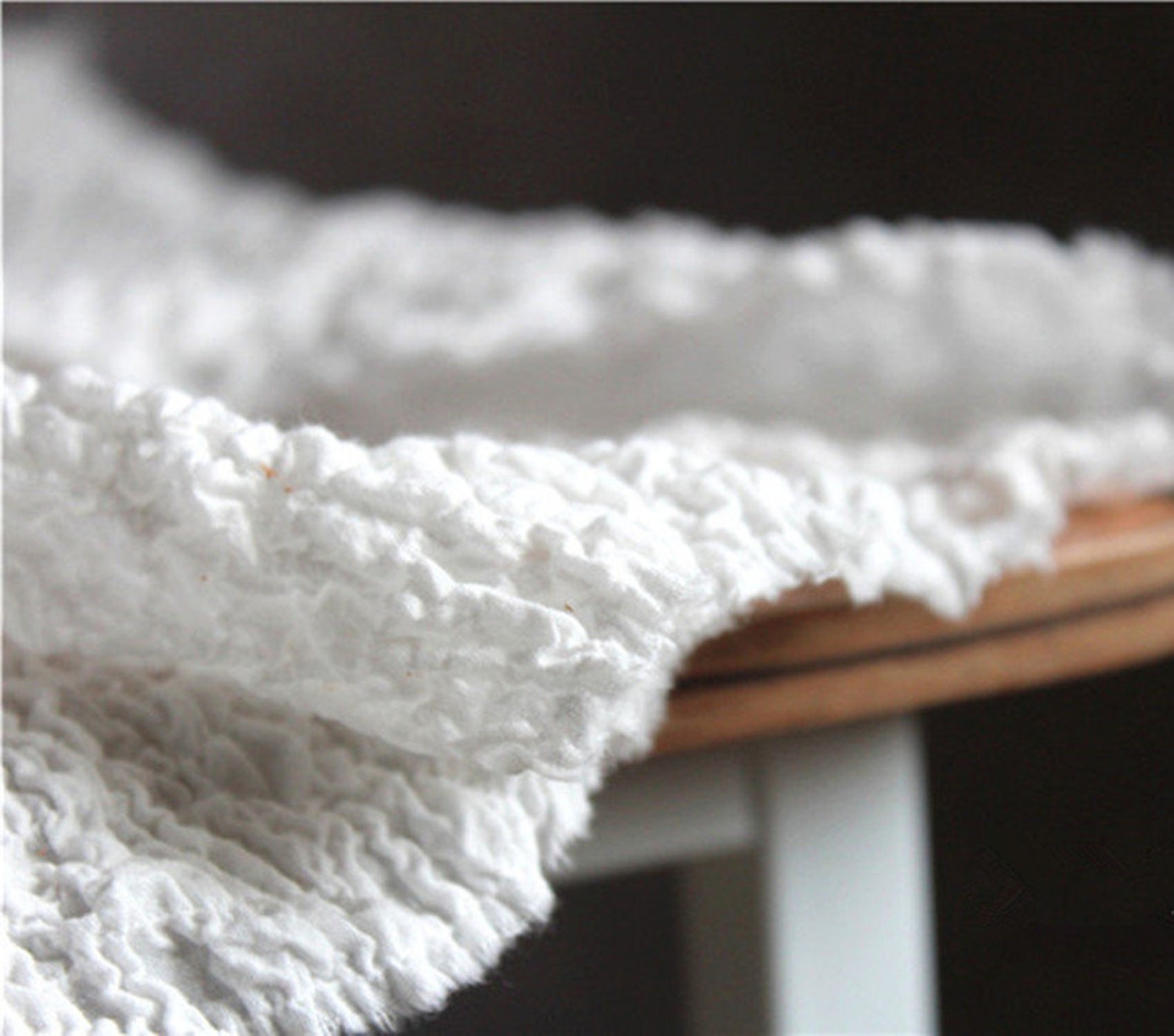 Wrinkled Cotton Gauze Flax Fabric Orgnic Linen Fabric Craft by Etsy