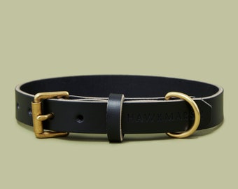 Custom Dog Collar, Handmade Personalized Leather Dog Collar, Puppy GIft