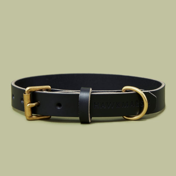 Custom Dog Collar, Handmade Personalized Leather Dog Collar, Puppy GIft