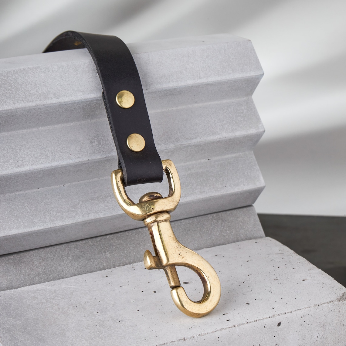 Black Leather Dog Leash Personalised Dog Lead for Small and Etsy