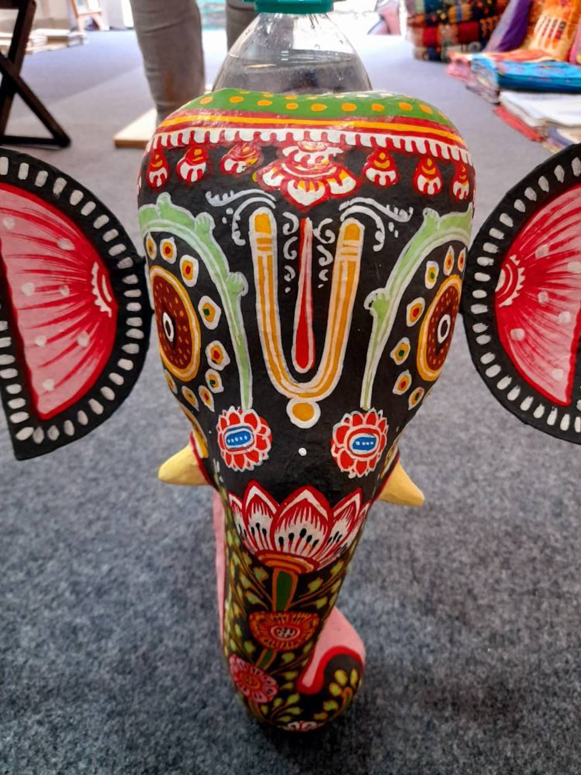 Elephant mask Traditional Indian handmade mask recycling Etsy