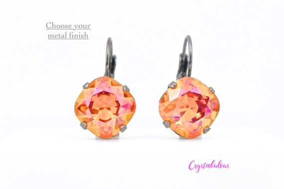 orange swarovski crystals