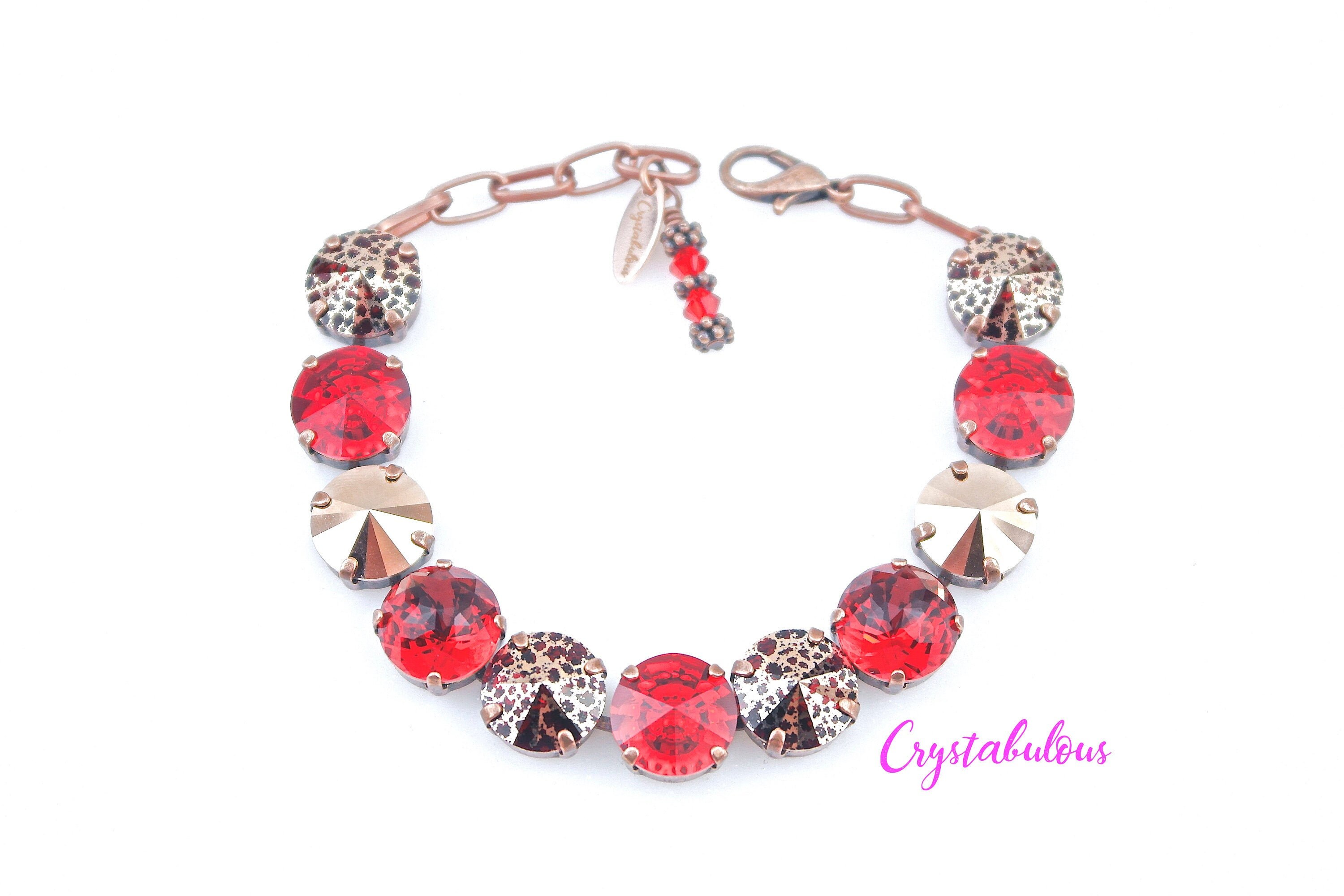 Charming Swarovski Crystal Prayer Bracelet 