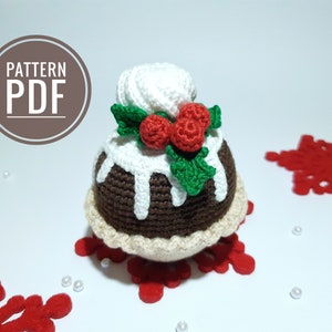 Crochet patterns Christmas amigurumi pie Christmas crochet patterns Christmas ornaments handmade Crochet christmas decoration