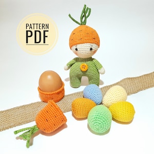 Easter crochet patterns Egg holder Egg pattern  Crochet pocket doll pattern Easter egg warmer Easter table decor Easter ornaments